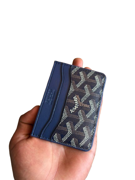 PXRE Card Holder Blue Pattern