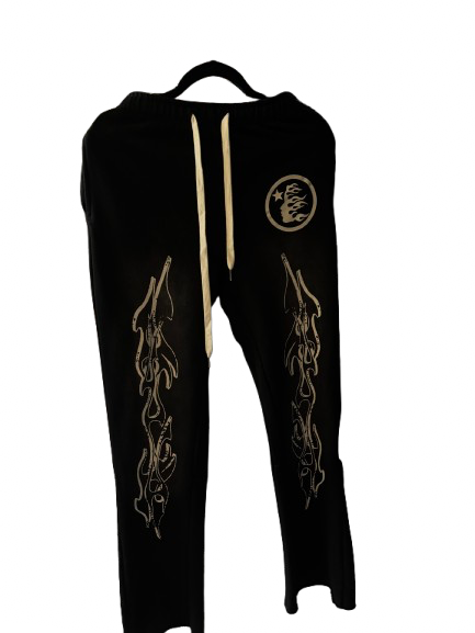 PXRE Pantalones Utilitarios Oscuros